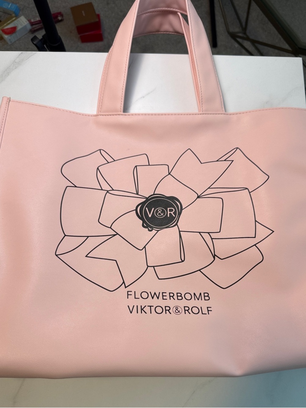 Viktor & Rolf Pink Flowerbomb Tote